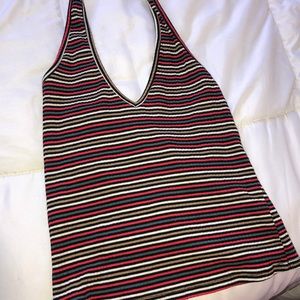 Striped Halter Top